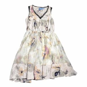 Vera Wang Multicolor Floral Casual Dress